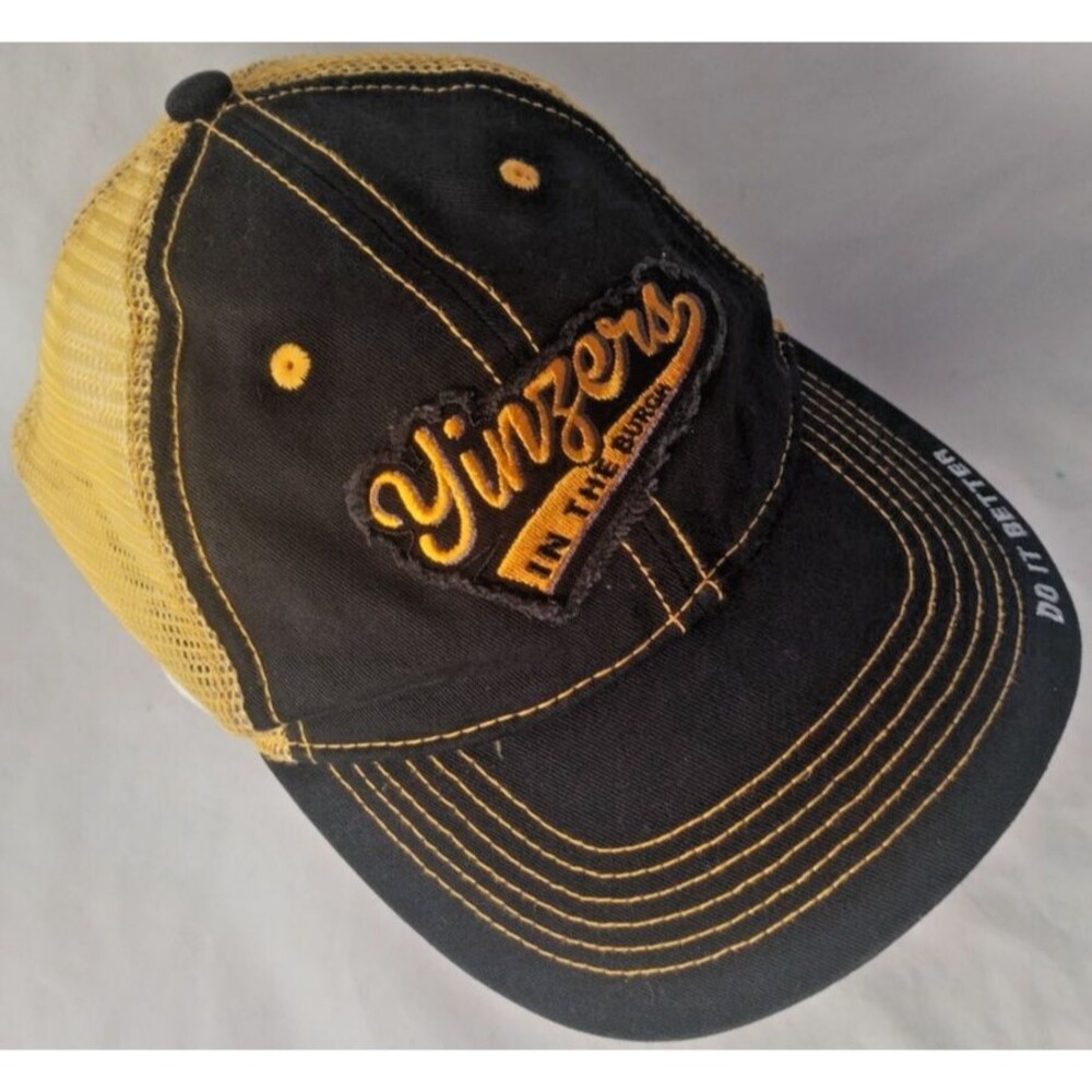 Pittsburgh "Yinzers Do It Better/Jag Off" Strapback Mesh Back Hat/Cap-EXCELLENT!